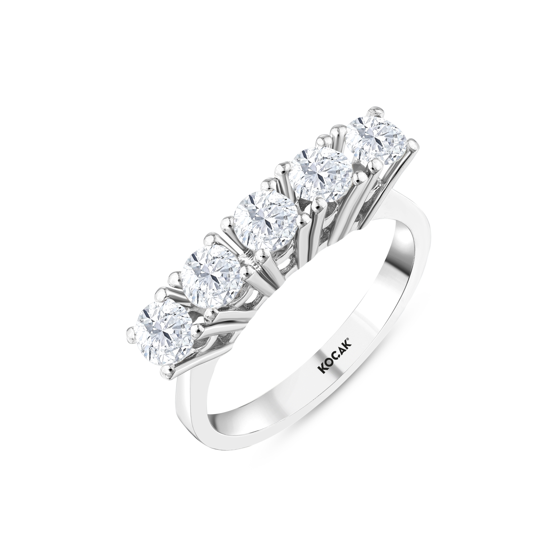 1.14 Karat GH SI Pırlanta Beştaş Yüzük
